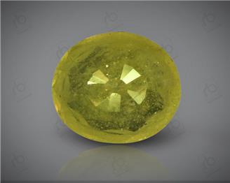 Natural Heated & Treated Yellow Sapphire Certified 4.00 CTS (DIN 86224 )